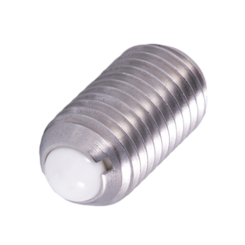 Vít Bi Nhún Thân Inox 304 - Bi Nhựa NBSM16 (Tải Trọng Nhẹ)