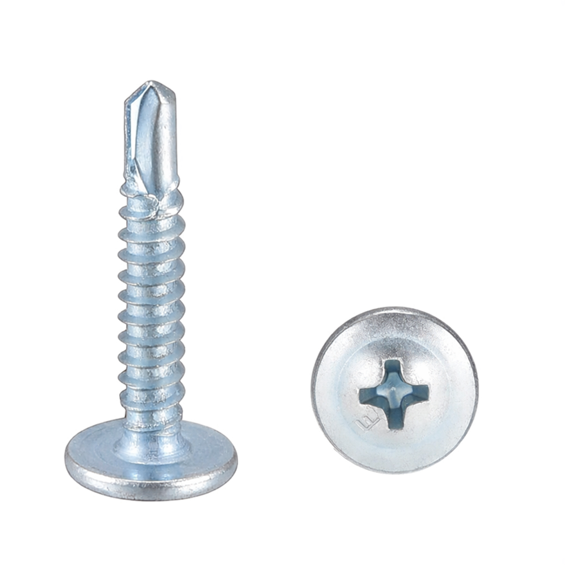 Alternative view of Vít Đuôi Cá Đầu Dù Thép Mạ Kẽm Dinosaur (980-1000 Con) 4.2x30mm (#8-18TPI)