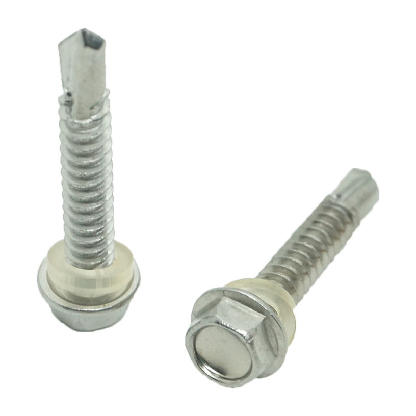 Alternative view of Vít Tôn Đầu Lục Giác Inox 410 M4.8x25 (#10-16) (50Cái/Bịch)