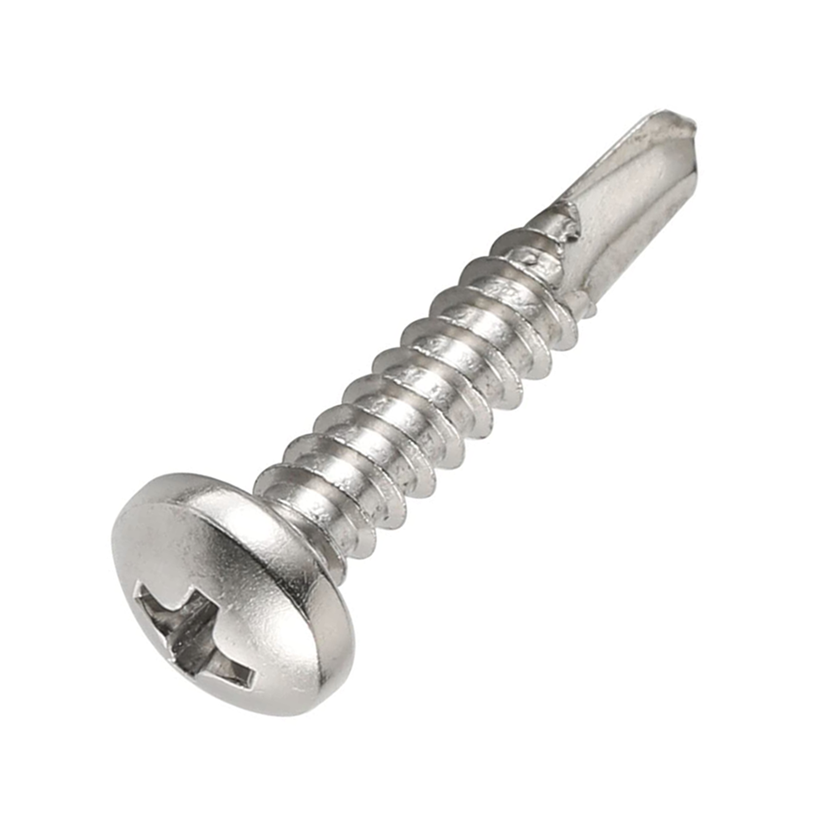 Vít Tự Khoan Đầu Tròn Inox 410 M4.2x16 (#8-18)