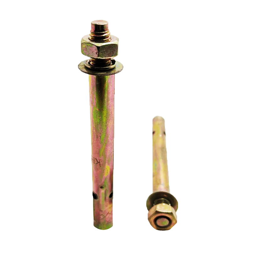 Alternative view of Tắc Kê Ống Lỗ Thép Mạ Kẽm 7 Màu M8x80 (Lông Đền Dày)