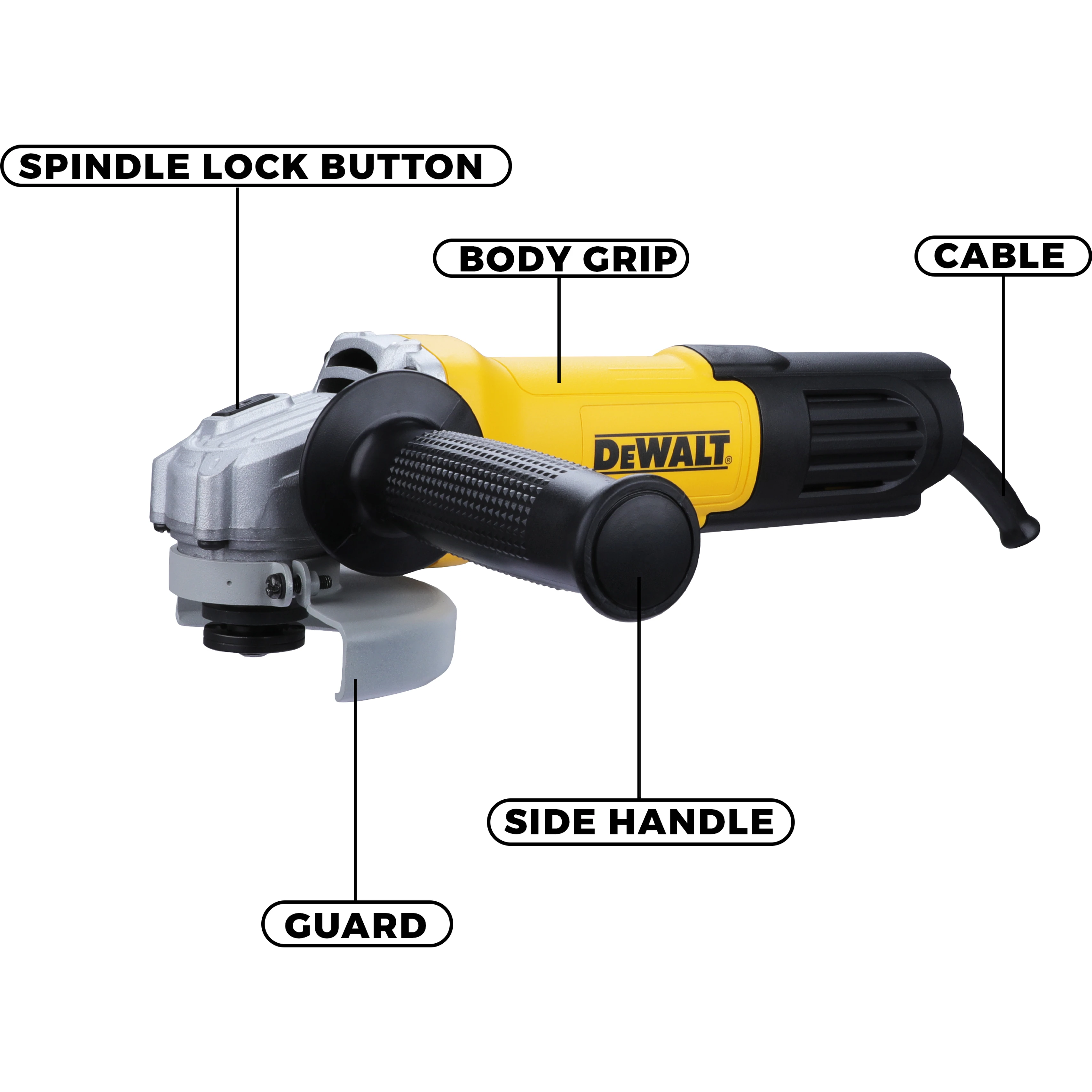 Alternative view of Máy Mài Góc 750W 100mm Dewalt DWE750T-B1