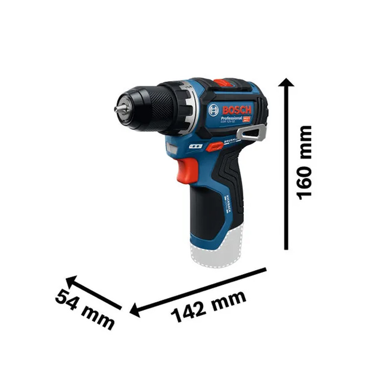 Máy Khoan Bắt Vít Dùng Pin 32Nm (Solo) GSR 12V-32 Bosch 06019N7080