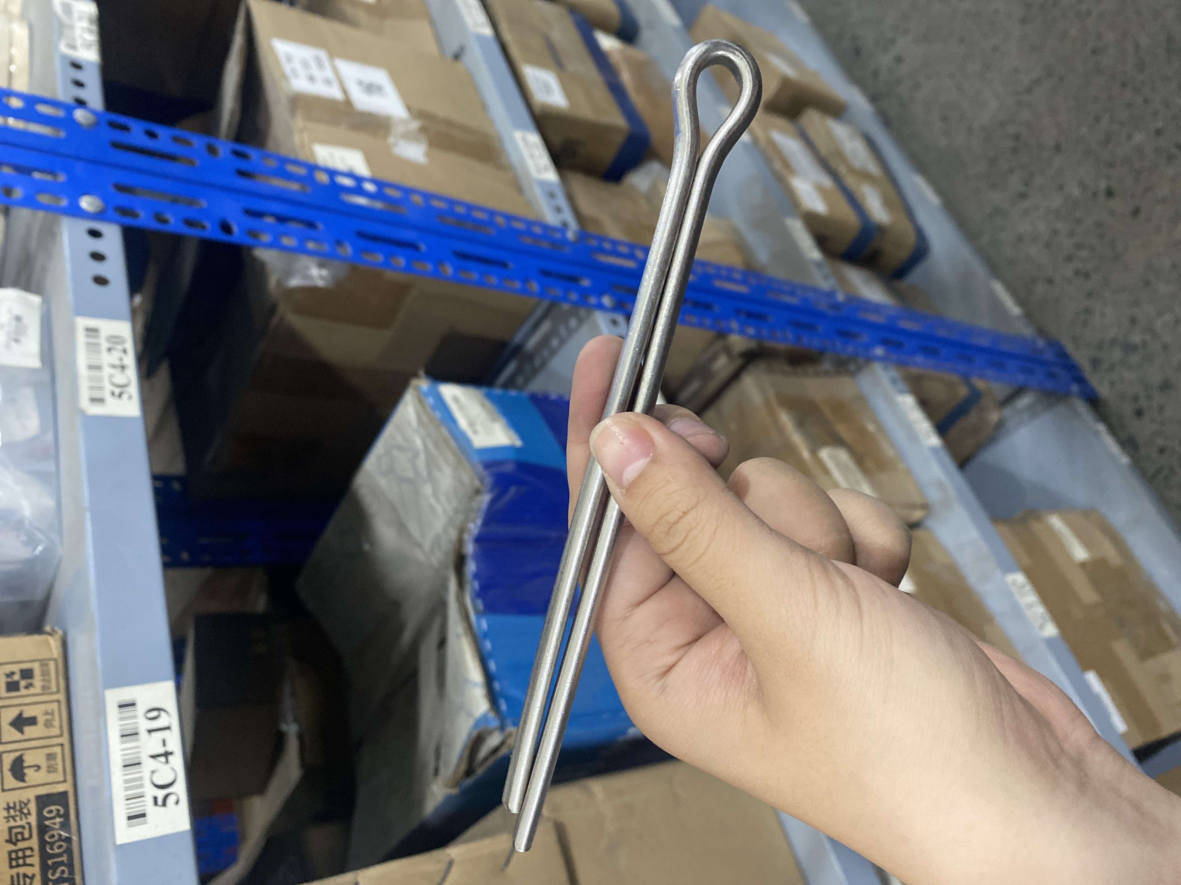 Chốt Chẻ GB91 Inox 304 D10x140 mm - Ảnh 2