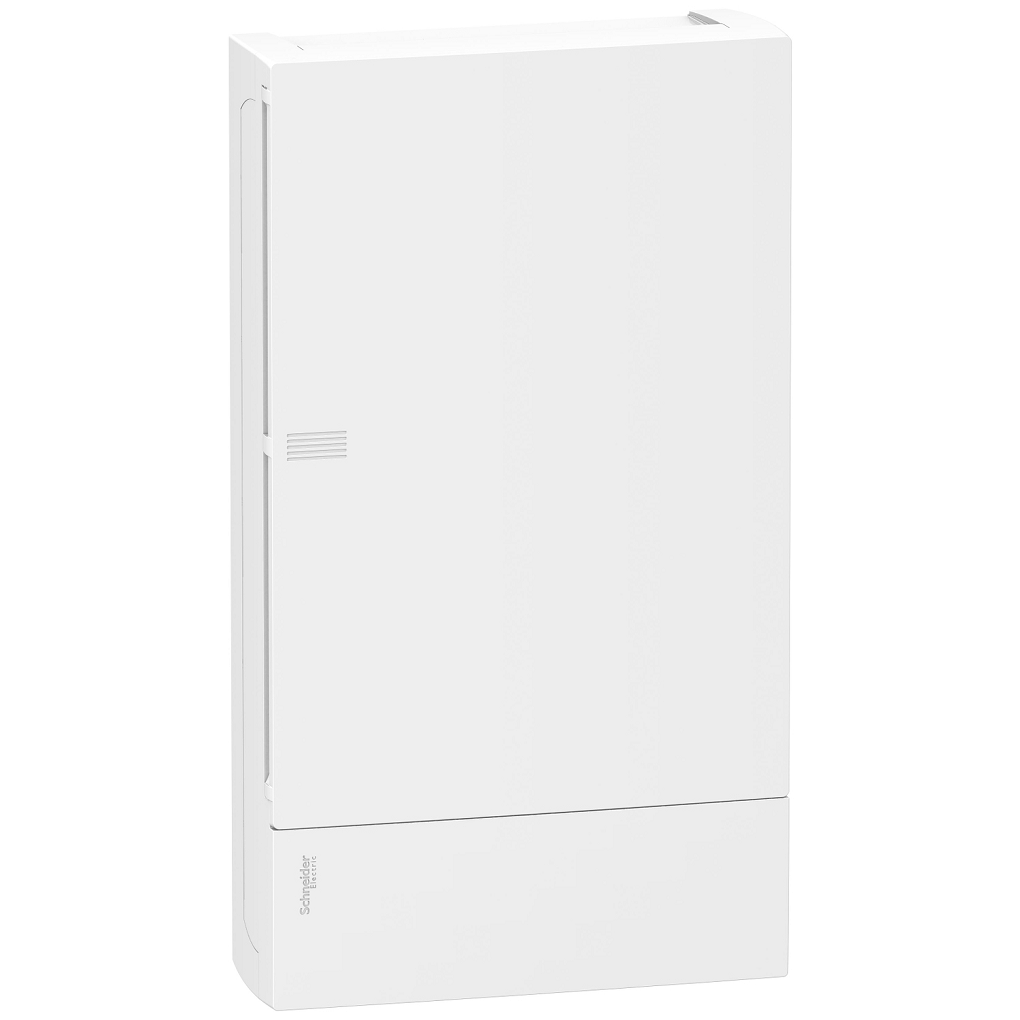 Tủ Điện Nhựa Nổi Mip12312 Schneider 36 Đường Cửa Trơn Trắng