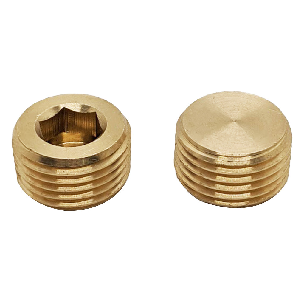 Alternative view of Ốc Nhét Nước Lục Giác Bằng Đồng Ren PT 1/2