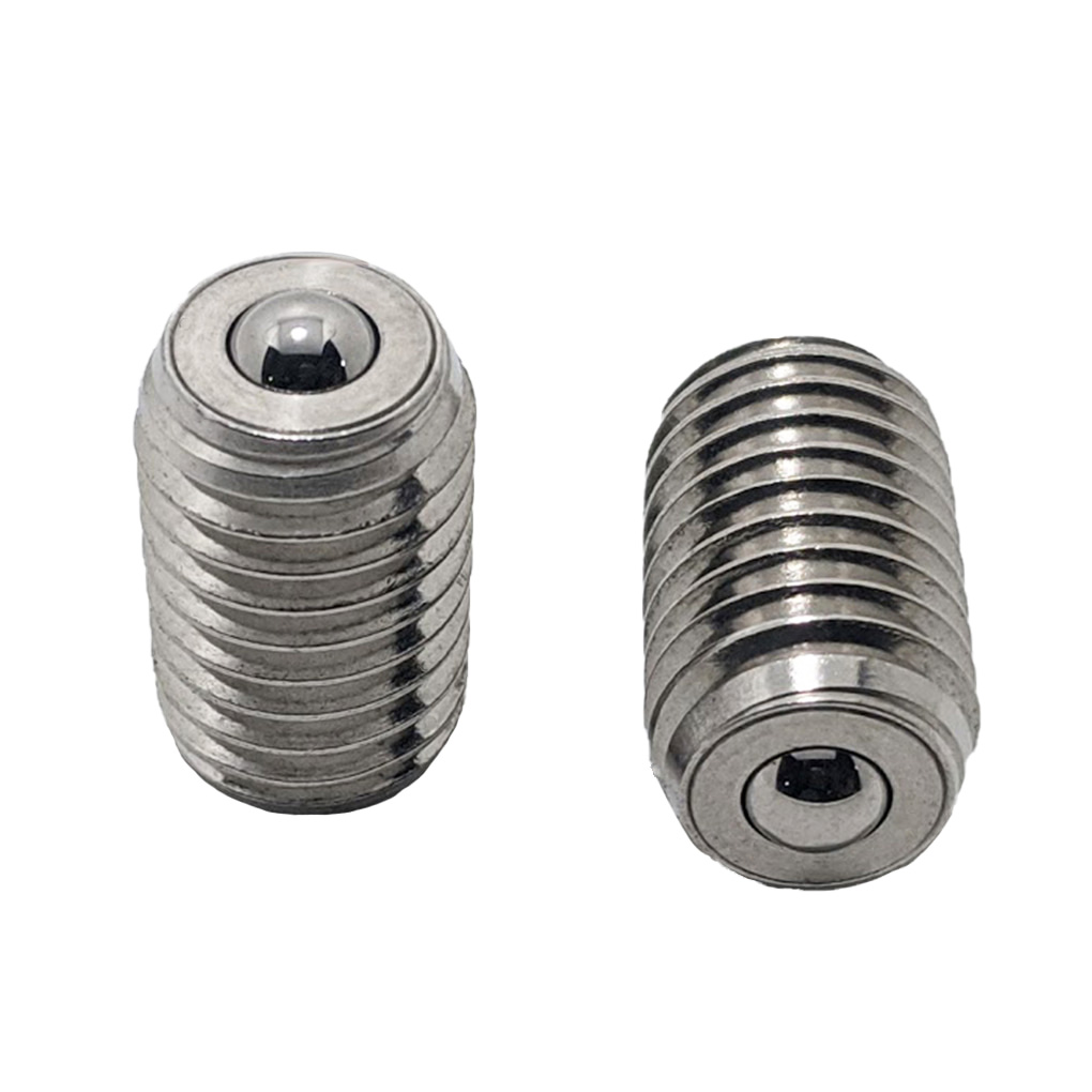 Con Lăn Bi Loại Vít Cấy Thân Inox 304 Bi Nhựa M8 BCSBJ8 - Ảnh 2