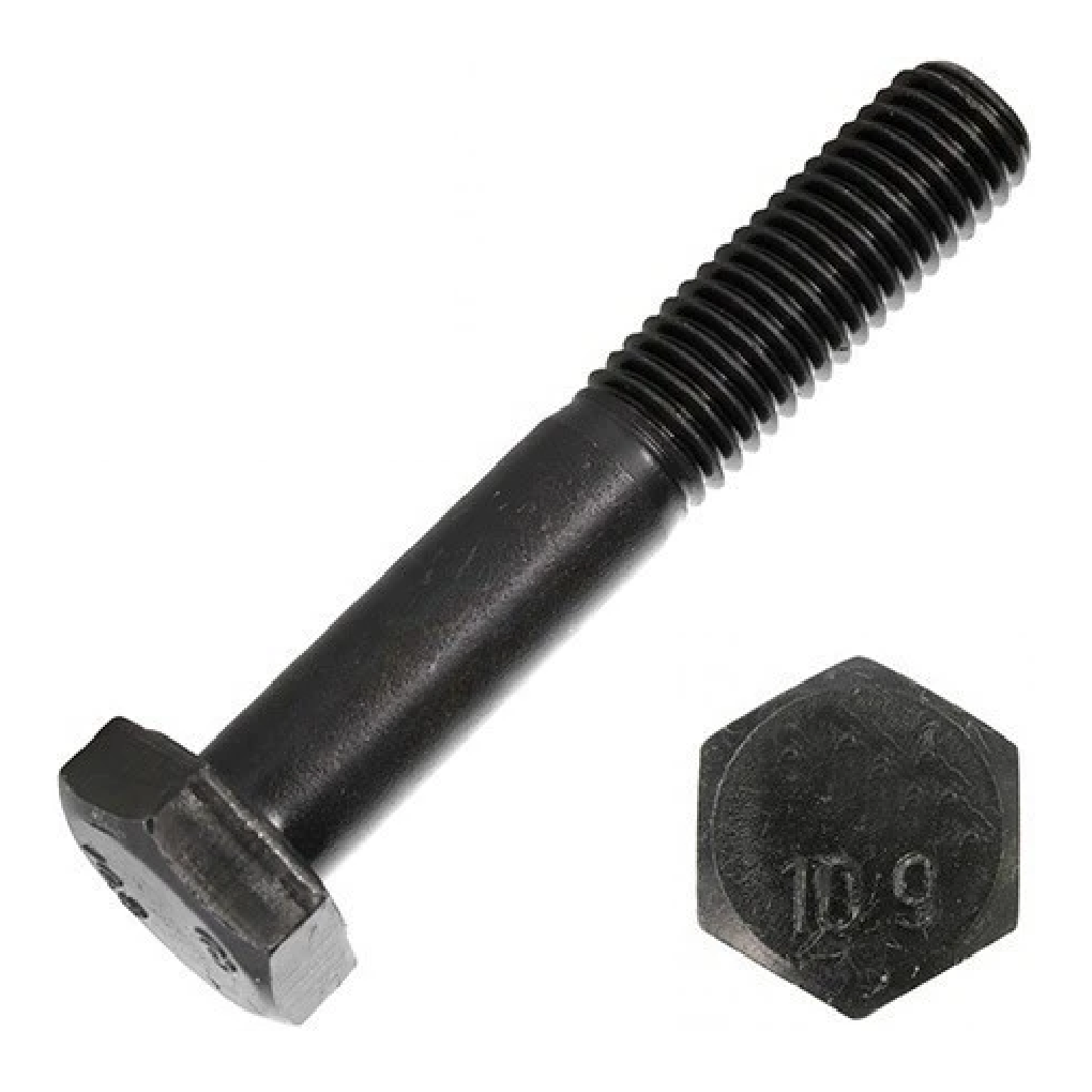 Bulong Thép Đen 10.9 DIN960 M14x1.5x155 Ren Nhuyễn Lửng