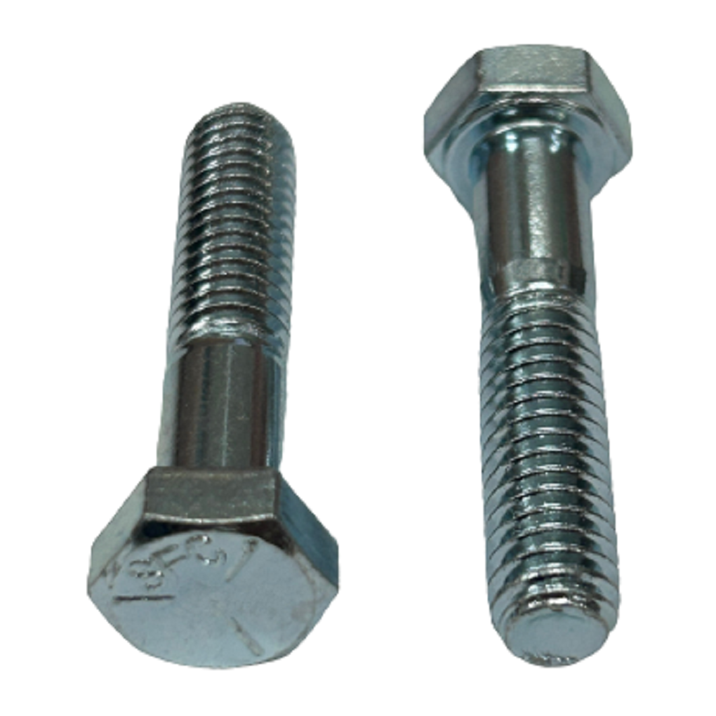 Alternative view of Bulong Mạ Kẽm Trắng Cr3+ GR 5 UNC 3/8-16 x 5 Ren Lửng