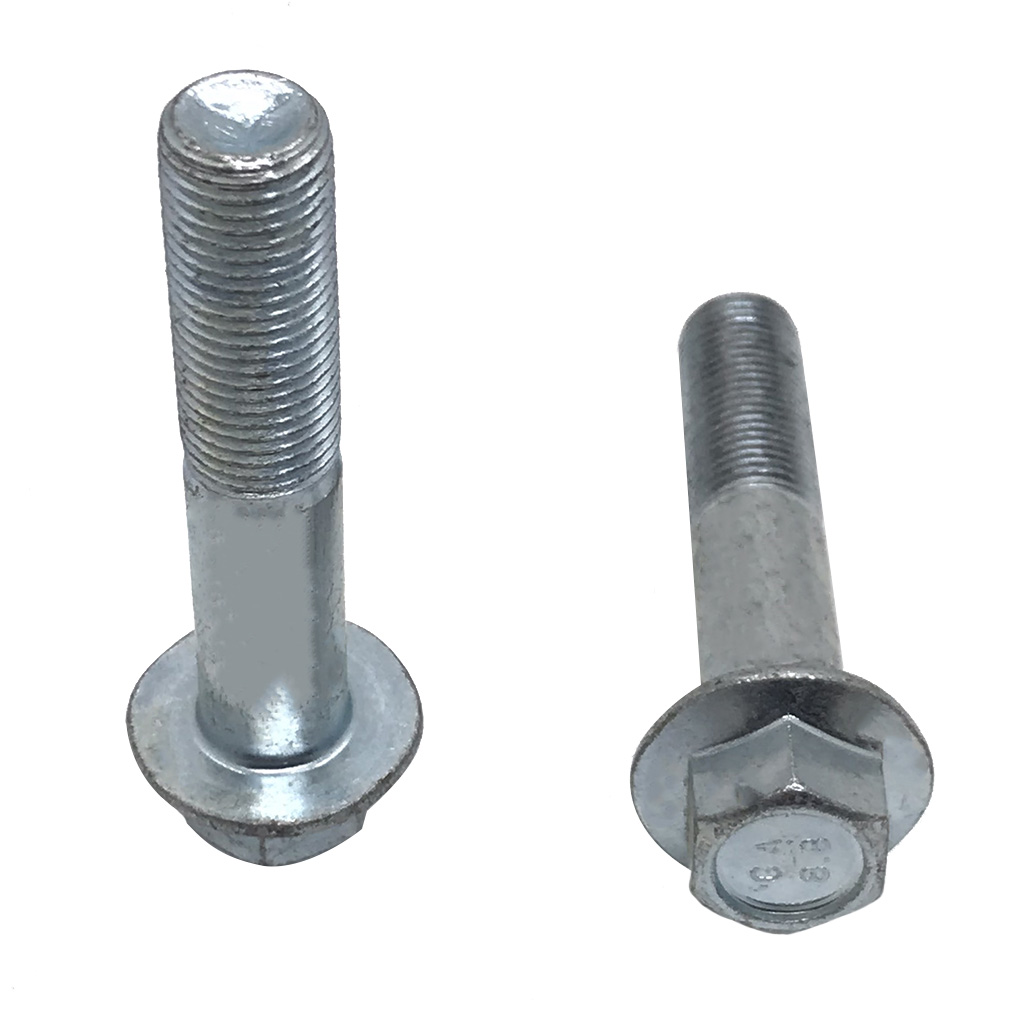 Alternative view of Bulong Đầu Bông Thép Mạ Kẽm Trắng Cr3+ 8.8 DIN6921 M10x40 Ren Lửng (Không Khía)