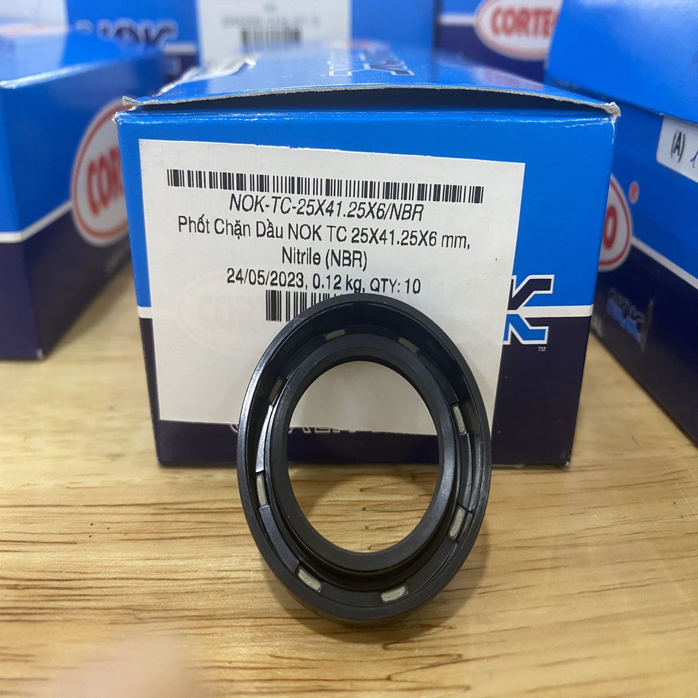 Phớt Chắn Dầu NOK TC 25x41.25x6 mm, Nitrile (NBR)