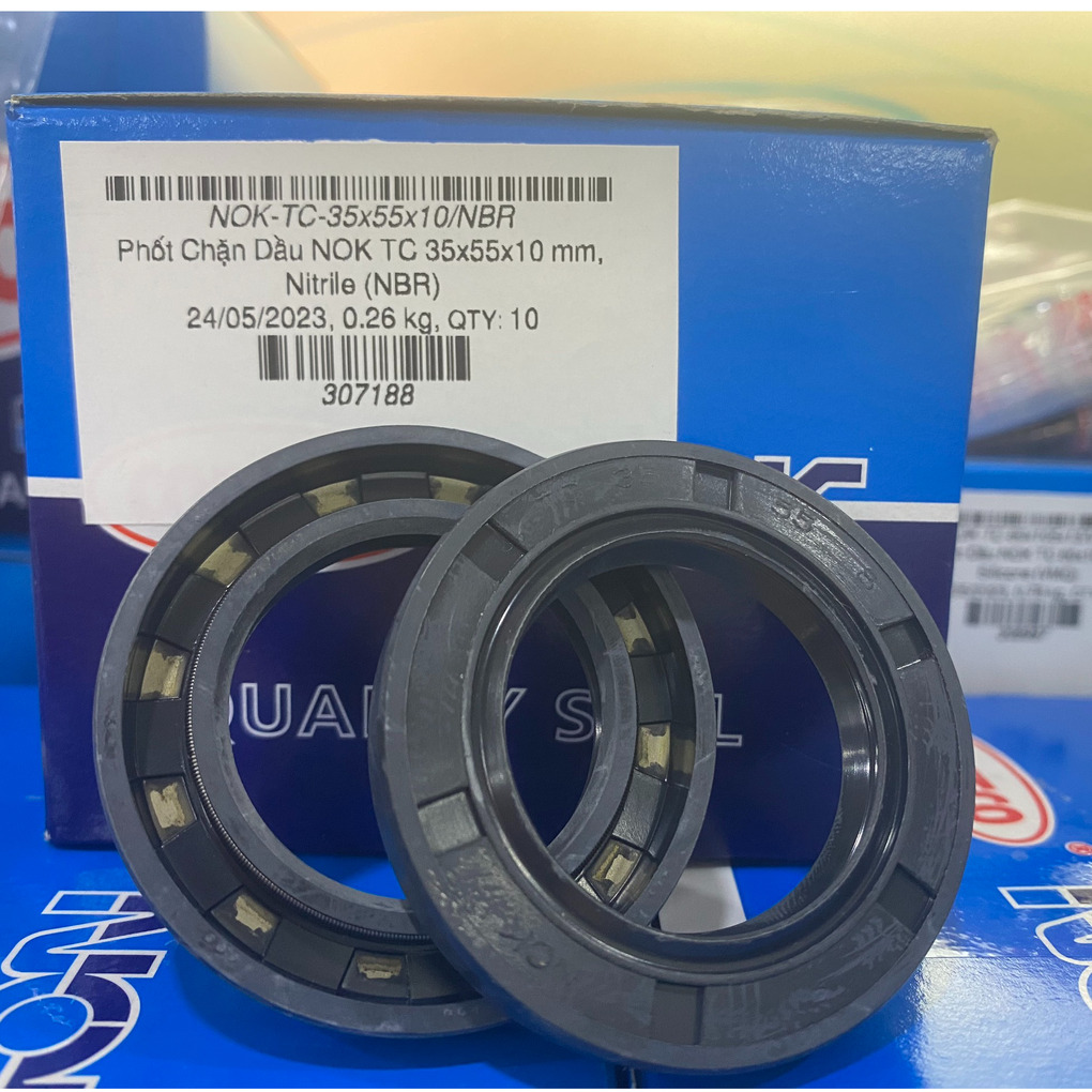 Phớt Chắn Dầu NOK TC 35x55x10 mm, Nitrile (NBR)