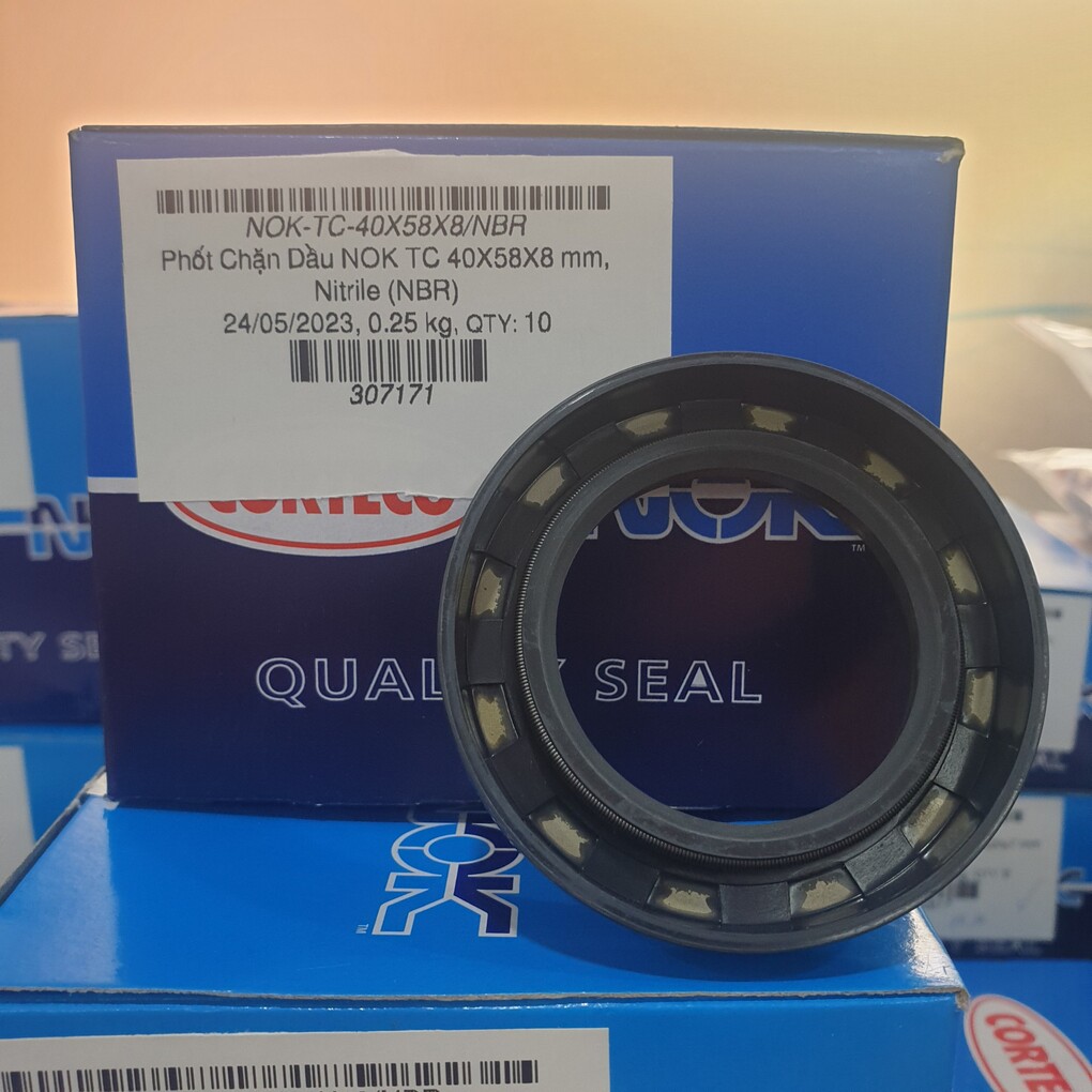 Phớt Chắn Dầu NOK TC 40x58x8 mm, Nitrile (NBR)