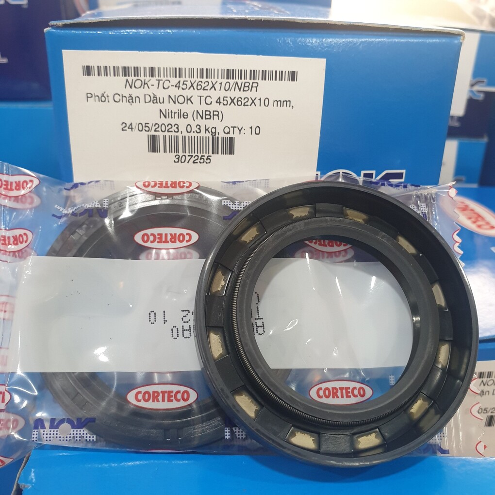 Phớt Chắn Dầu NOK TC 45x62x10 mm, Nitrile (NBR)