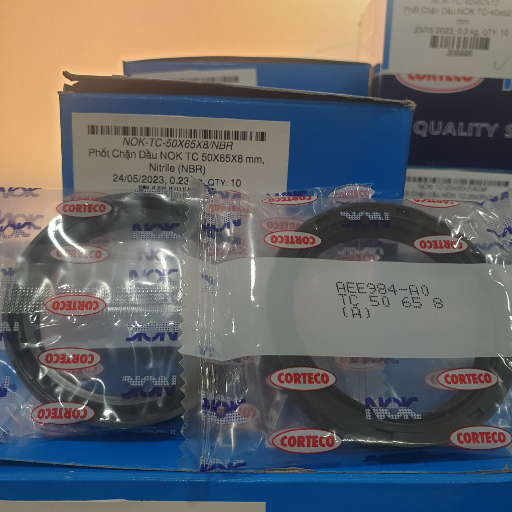 Phớt Chắn Dầu NOK TC 50x65x8 mm, Nitrile (NBR)