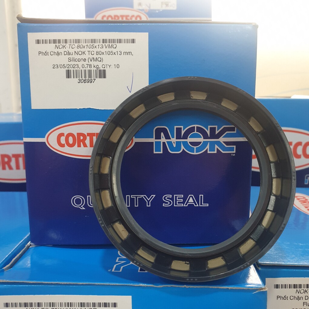 Phớt Chắn Dầu NOK TC 80x105x13 mm, Nitrile (NBR)