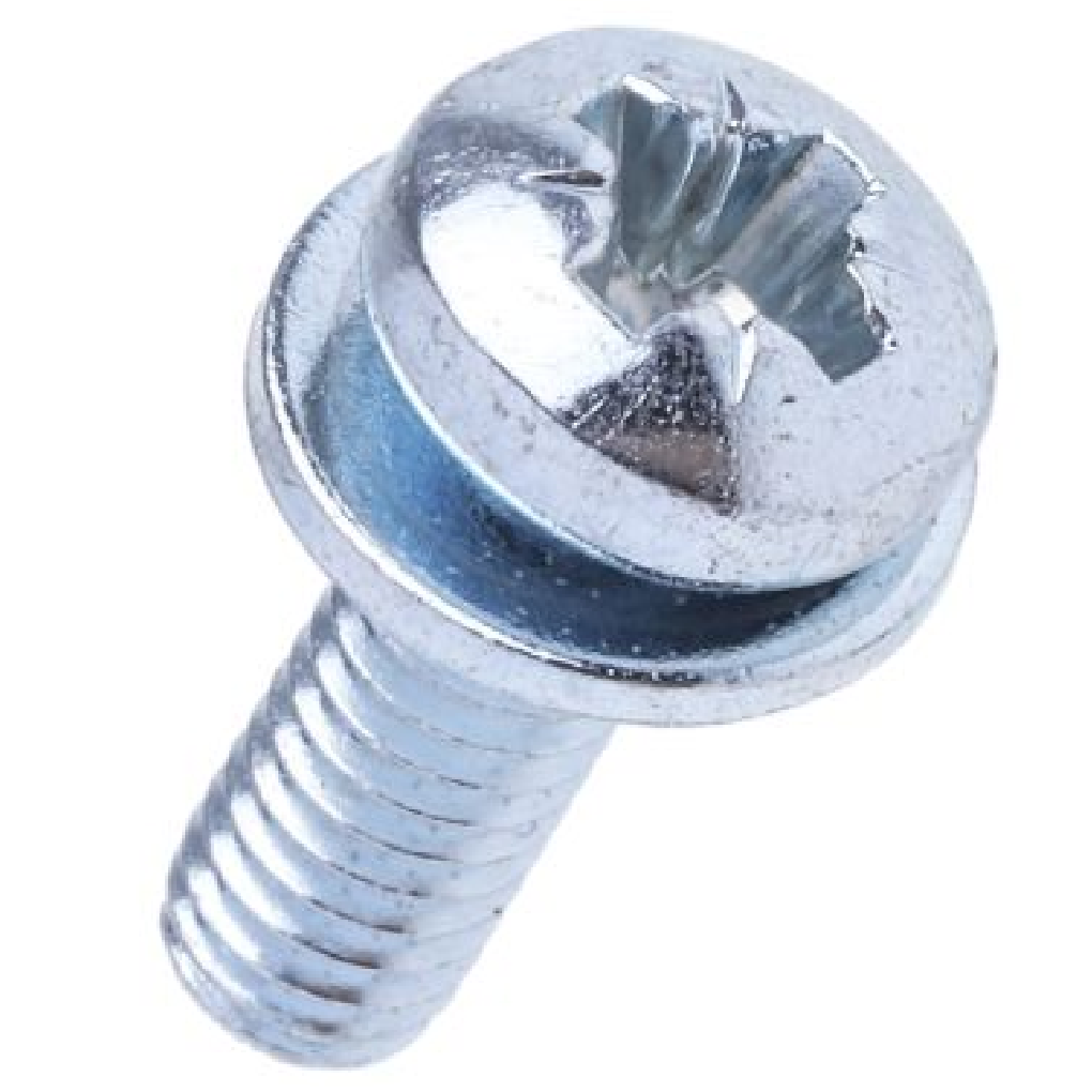 Bulong Pake Đầu Tròn - Lông Đền Phẳng Thép 4.6 M6x20