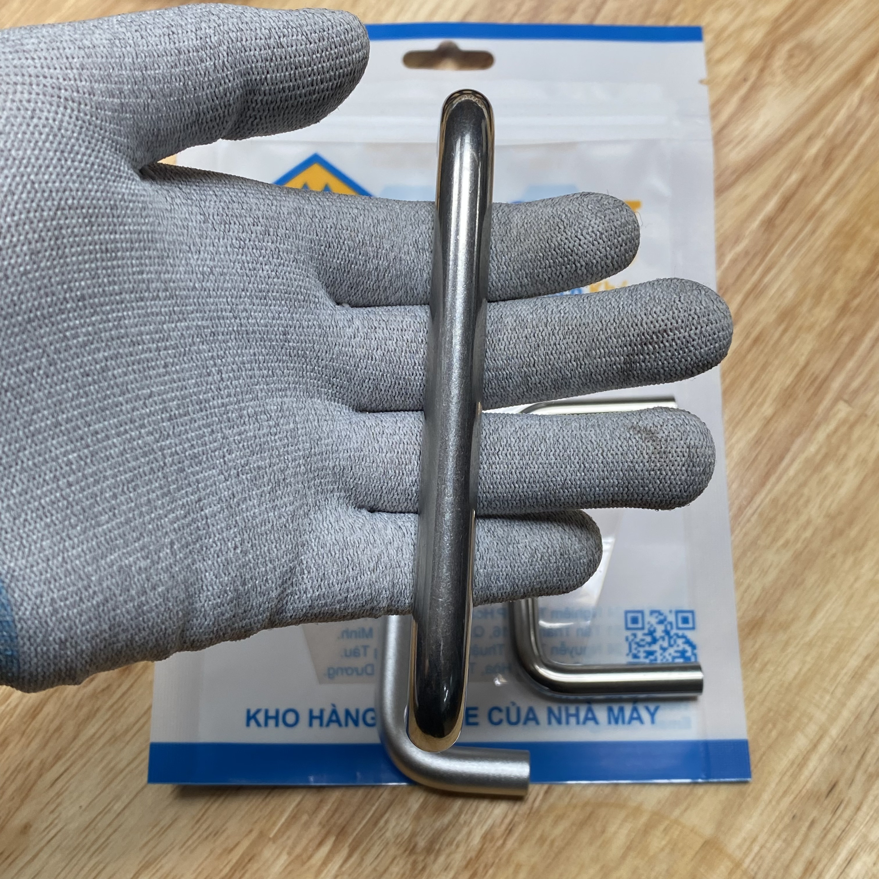 Tay Nắm Cửa Chữ U Thép Mạ Chrome Phi 10 mm x L 120 mm (UWAN10-120-27) - Ảnh 3