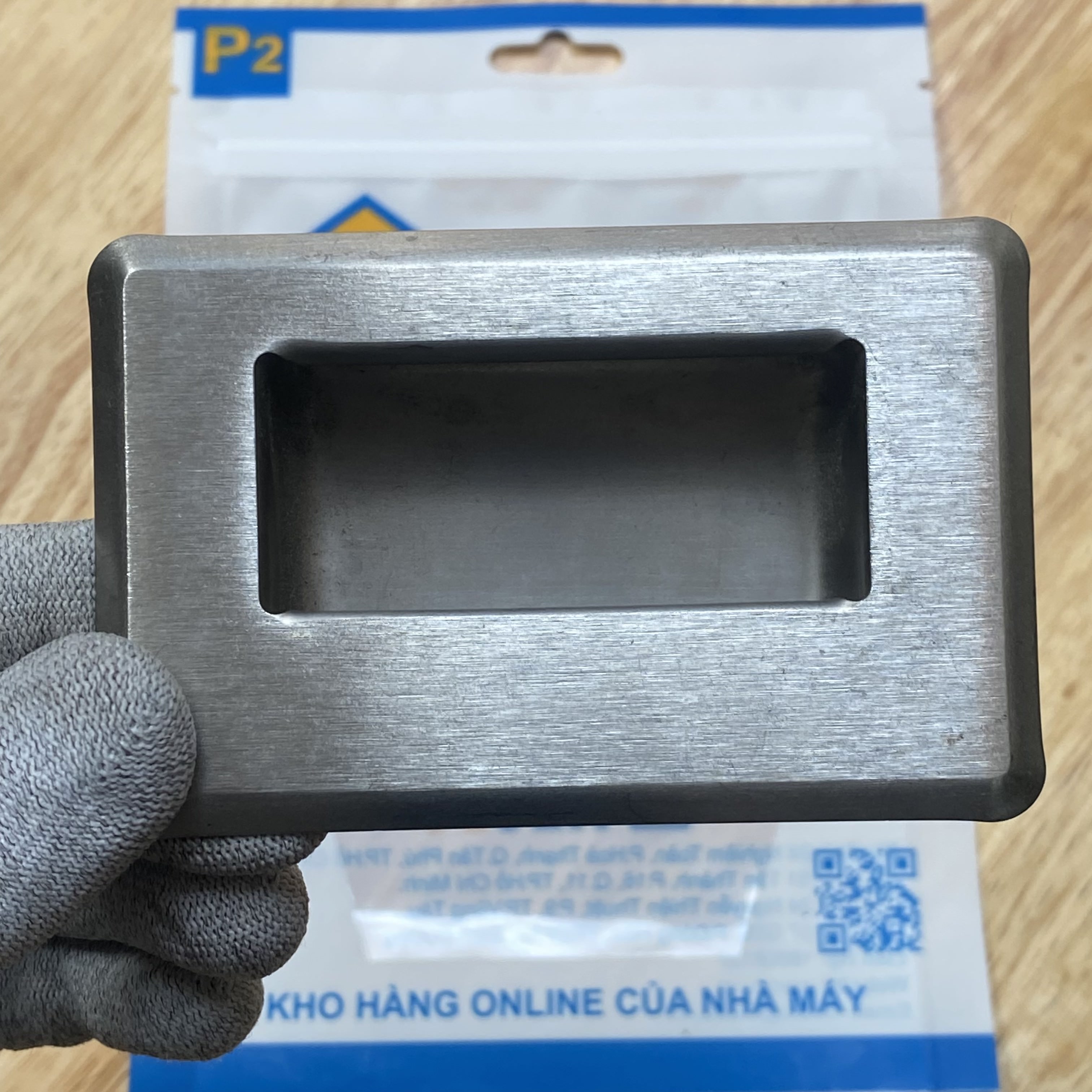 Alternative view of Tay Nắm Cửa Âm Inox 304 W 54 mm x L 100 mm (UWUANAS)