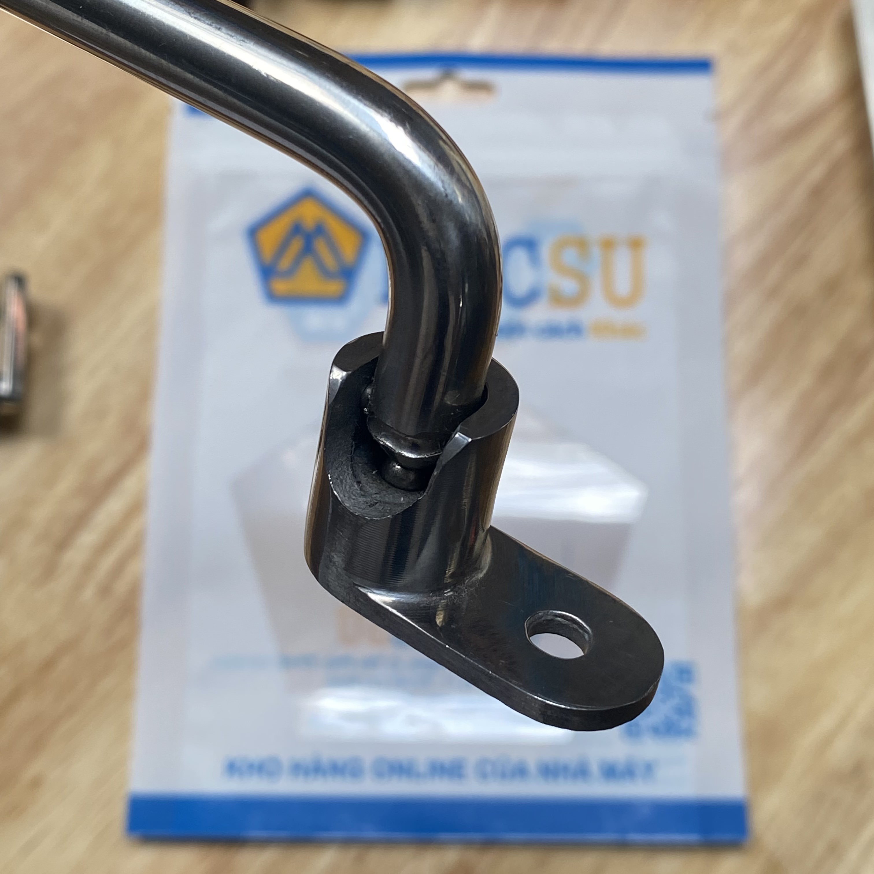 Tay Nắm Cửa Chữ U Dạng Gập Inox 304 Đánh Bóng Phi 18 mm x L 138 mm (UWFASNS138) - Ảnh 3