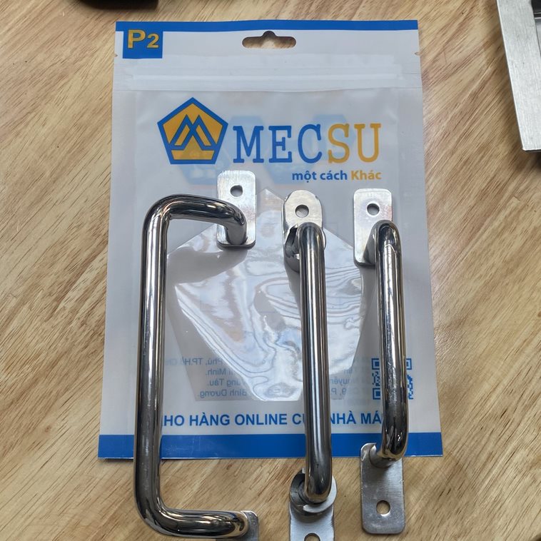 Tay Nắm Cửa Chữ U Dạng Gập Inox 304 Đánh Bóng Phi 18 mm x L 138 mm (UWFASNS138) - Ảnh 4