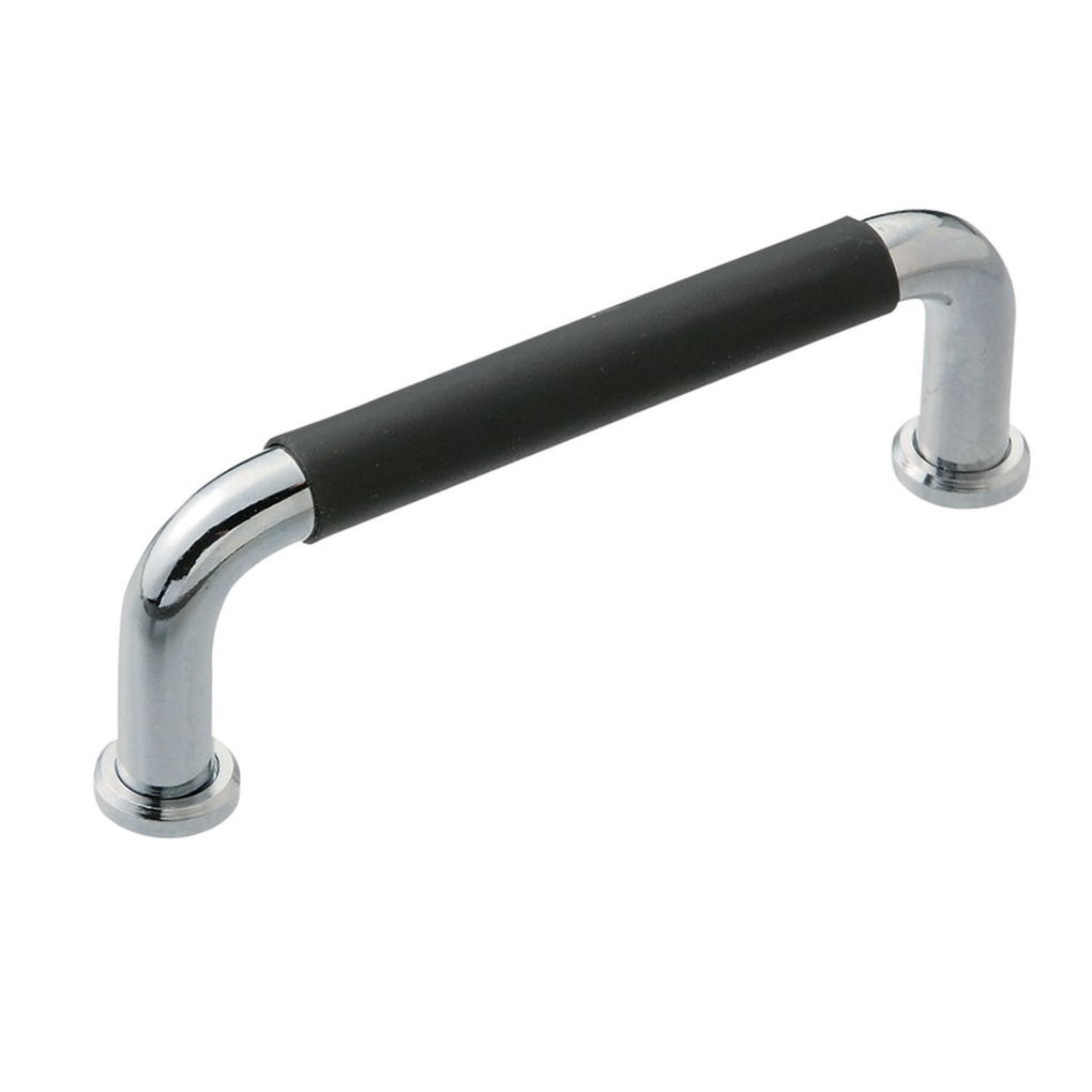 Tay Nắm Cửa Chữ U Thép Mạ Chrome Phủ Cao Su  Phi 10 mm x L 250 mm (UWANLZ10-250-50-G)