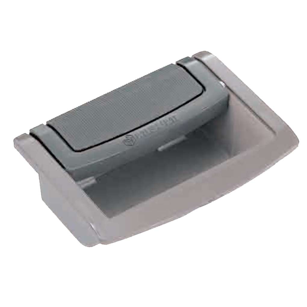 Tay Nắm Cửa Âm Nhựa Màu Đen L 120 mm (UWAUNJ120)