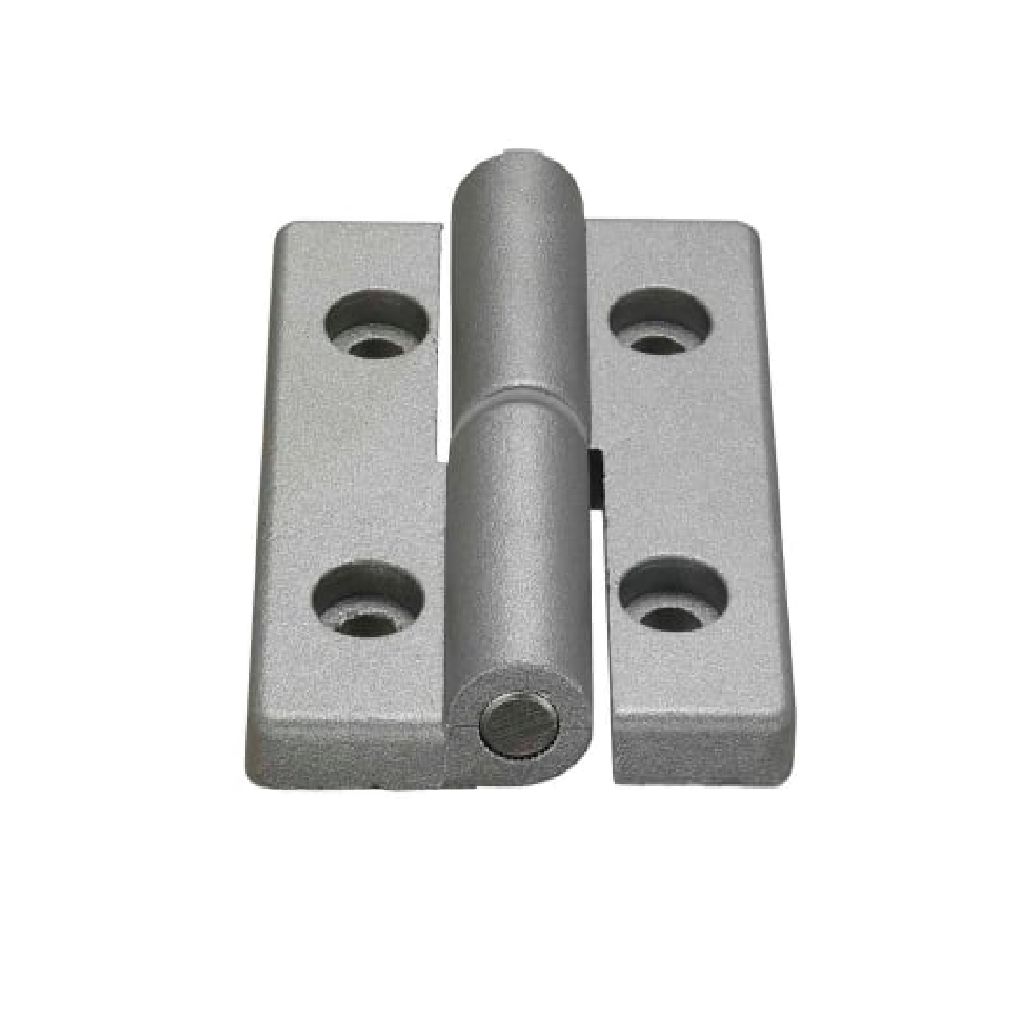 Bản Lề Tháo Rời Phải Nhôm Hợp Kim Sơn Tĩnh Điện Màu Bạc (HHPNRK-S8-45) L 80 mm