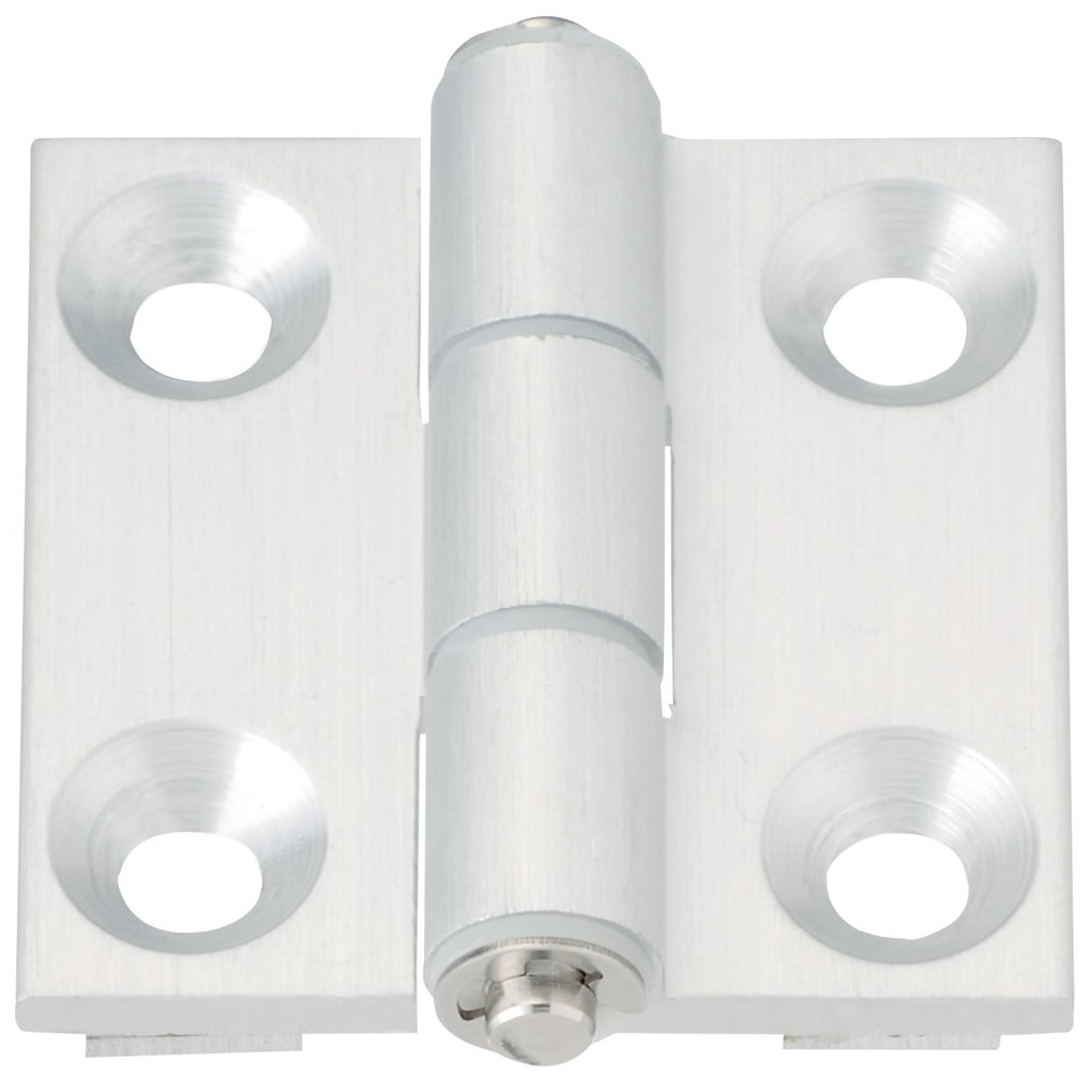 Alternative view of Bản Lề Lá Nhôm Định Hình Nhôm Hợp Kim Mạ Anodized Trắng (HHPSDT8) L 63 mm