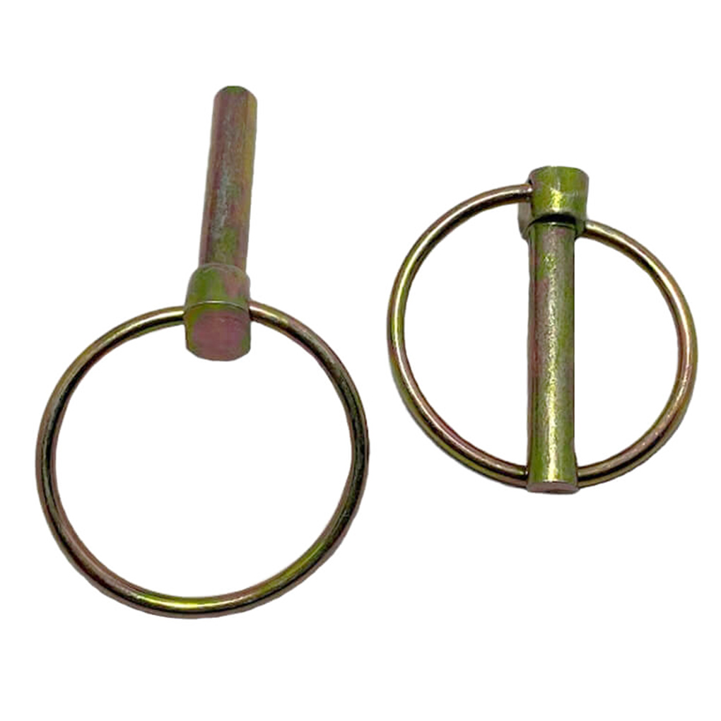 Chốt Bật An Toàn Thép Mạ Kẽm Vàng D6x45 - Ảnh 2