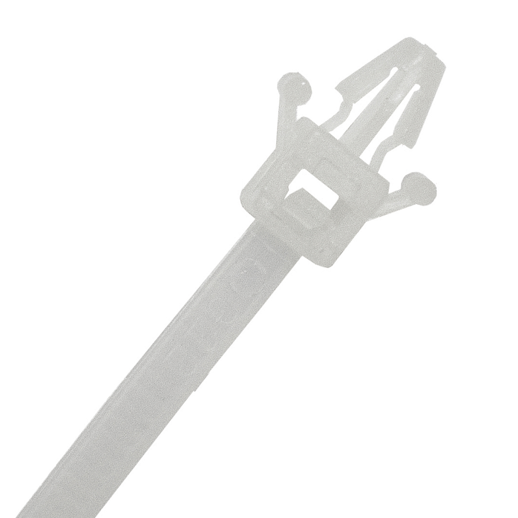 Dây Rút Nhựa Dạng Đẩy Push Mount Màu Trắng KST 134 x 4.8 mm KPM-130SD