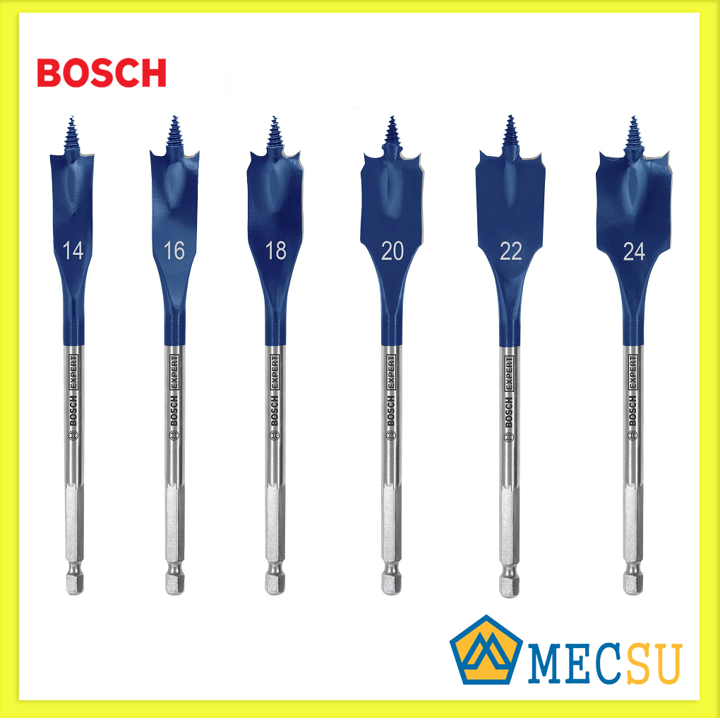 Bộ khoan gỗ đuôi cá 14/16/18/20/22/24mm Bosch 2608900332