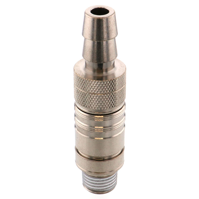 Bộ Đầu Ngạnh Nối Ống Dẫn Điều Khiển Nhiệt Độ Khuôn Đúc Dạng Thẳng, Có Van Tự Ngắt Pisco ASC10-ID09B02