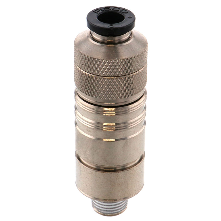 Bộ Đầu Nối Nhanh Ống Dẫn Điều Khiển Nhiệt Độ Khuôn Đúc Dạng Thẳng, Có Van Tự Ngắt Pisco ASC10-601