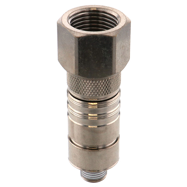 Bộ Đầu Nối Nhanh Ống Dẫn Điều Khiển Nhiệt Độ Khuôn Đúc Dạng Thẳng Ren Trong, Có Van Tự Ngắt Pisco ASC10-03F01