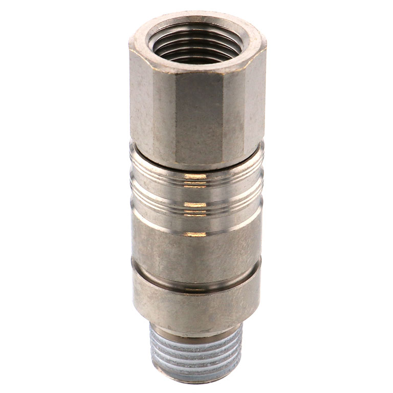 Bộ Đầu Ngạnh Nối Ống Dẫn Điều Khiển Nhiệt Độ Khuôn Đúc Dạng Thẳng Ren Trong Pisco AKC10-02F02