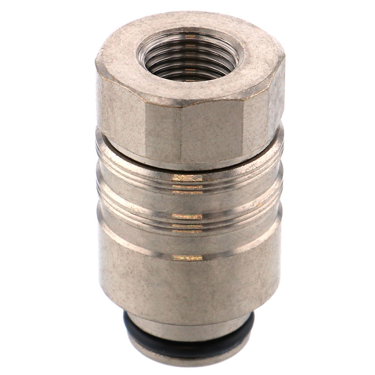 Thân Đầu Ngạnh Nối Ống Dẫn Điều Khiển Nhiệt Độ Khuôn Đúc Dạng Thẳng Ren Trong Pisco AKC10-01FP