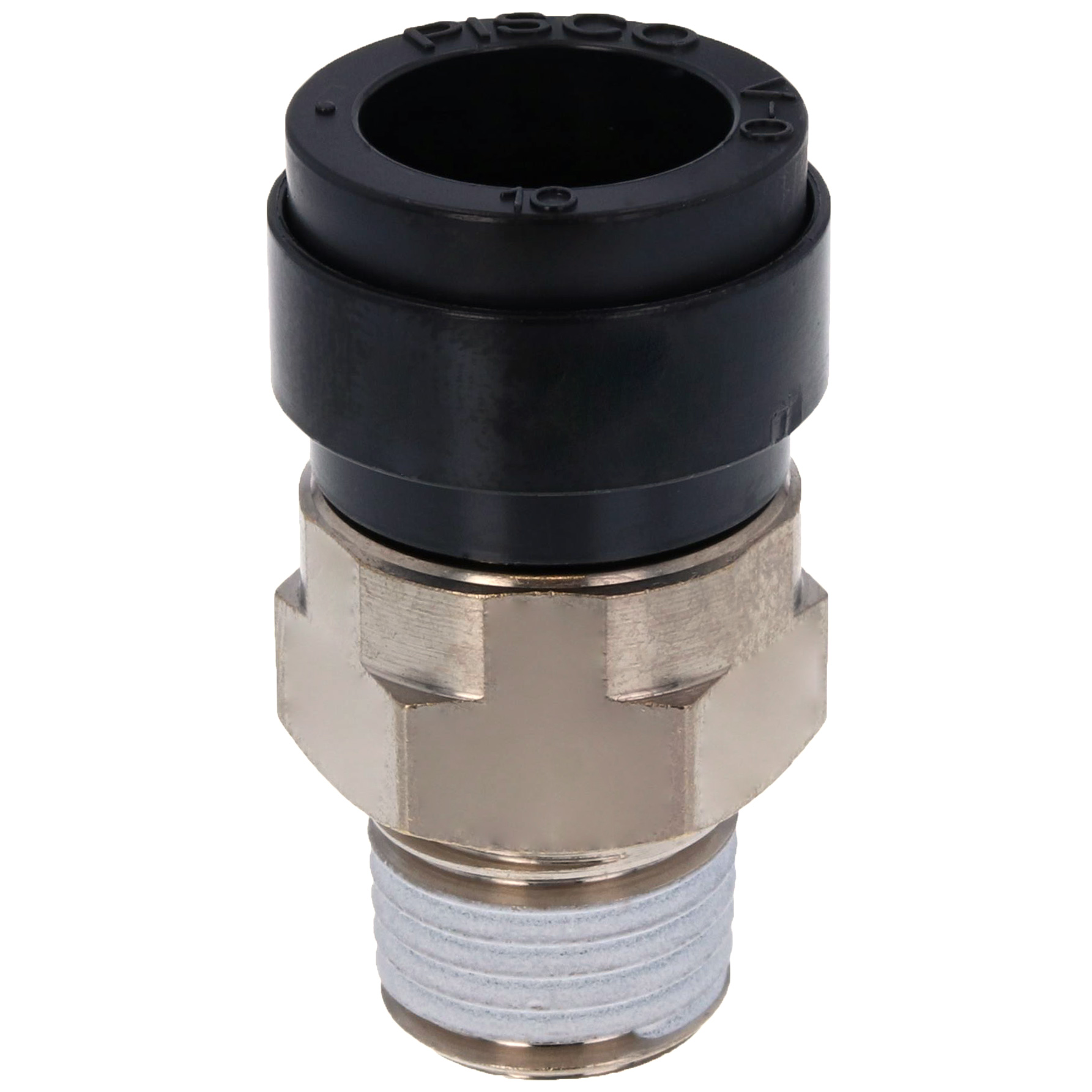 Đầu Nối Nhanh Khí Nén Dạng Thẳng Thân Lục Giác Ren Ngoài Pisco PC6-03V-0