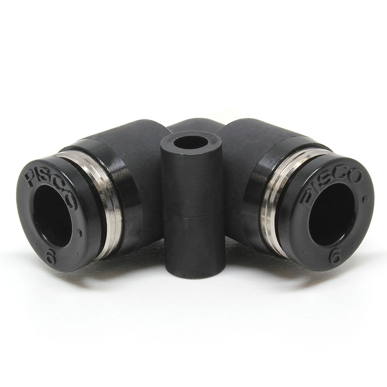 Đầu Nối Nhanh Khí Nén Cong 90° Pisco PV6EG