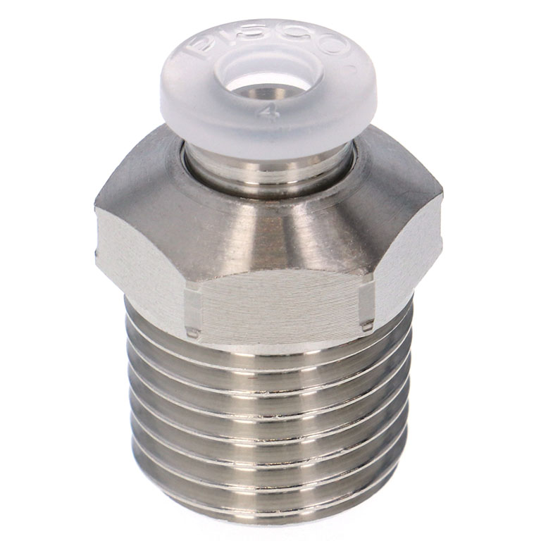 Đầu Nối Nhanh Khí Nén Dạng Thẳng Thân Lục Giác Ren Ngoài Pisco SPPC8-02SP