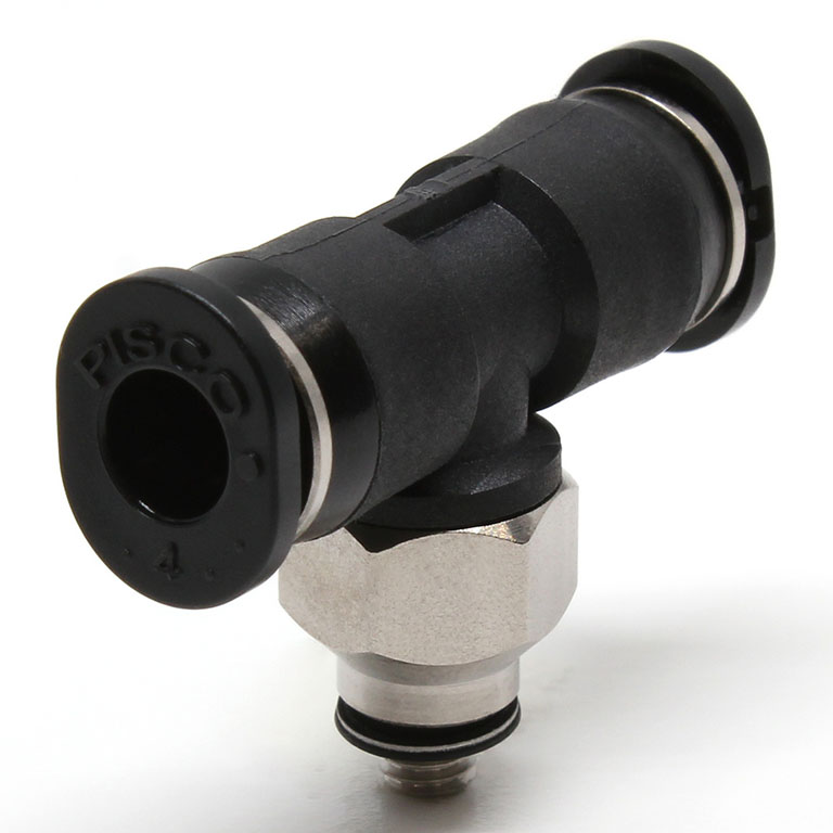 Đầu Nối Nhanh Khí Nén Dạng Chữ T Ren Ngoài Pisco SPPB4-M5SP