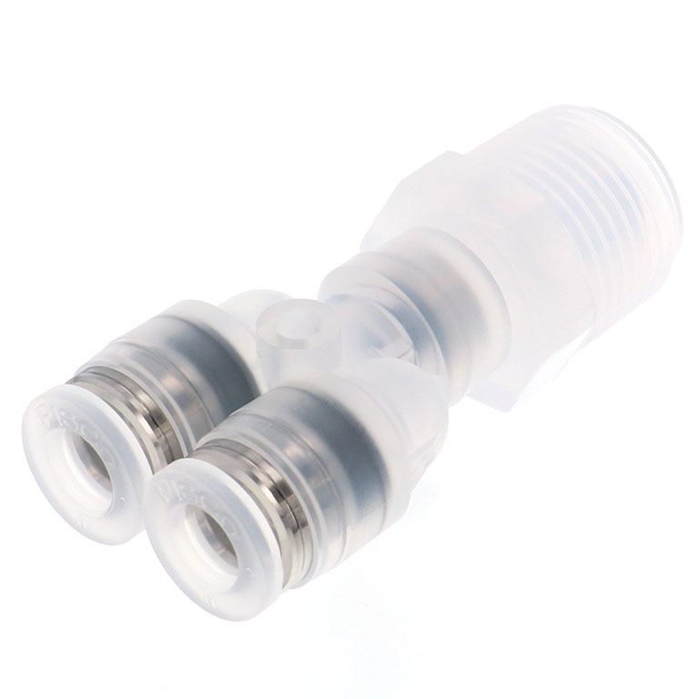 Đầu Nối Nhanh Khí Nén Dạng Chữ Y Ren Ngoài Pisco SPPX10-02