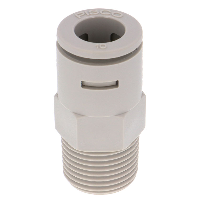 Đầu Nối Nhanh Khí Nén Dạng Thẳng Thân Lục Giác Ren Ngoài Pisco APC10-03-TP