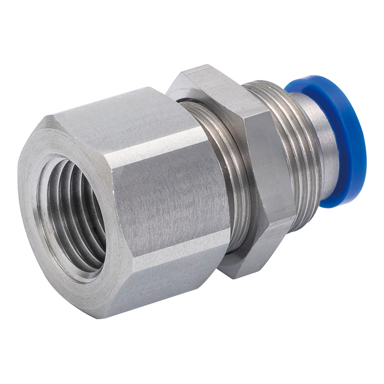 Đầu Nối Nhanh Khí Nén Dạng Thẳng Ren Trong Ngoài Pisco SPMF6-01-UC