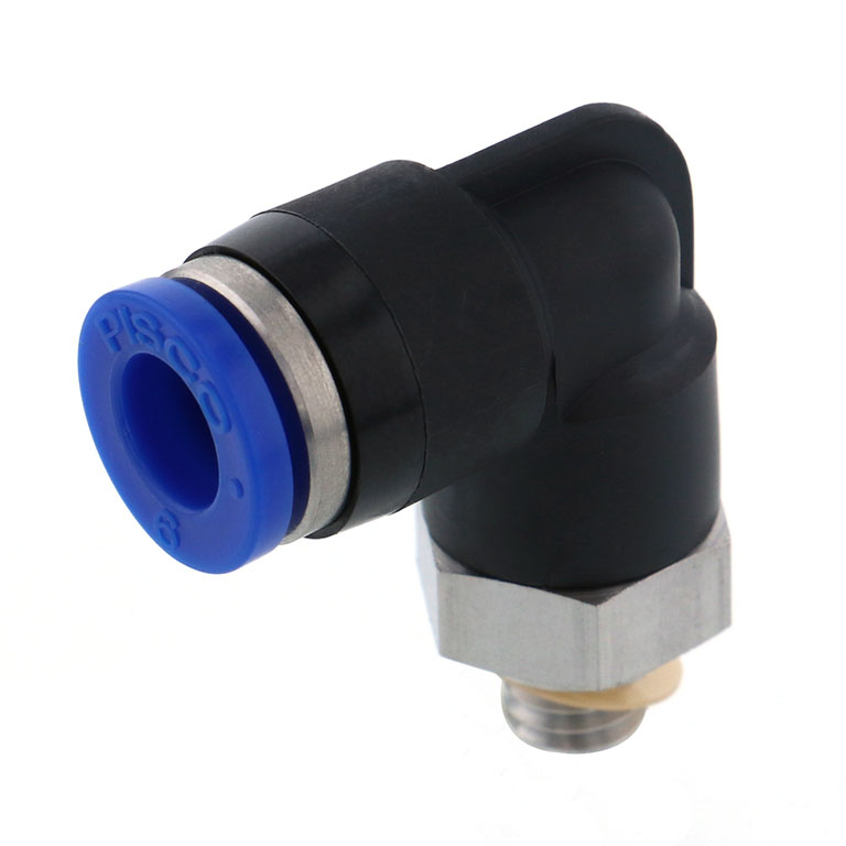 Đầu Nối Nhanh Khí Nén Dạng Cong 90° Ren Ngoài Pisco SPL4-M6