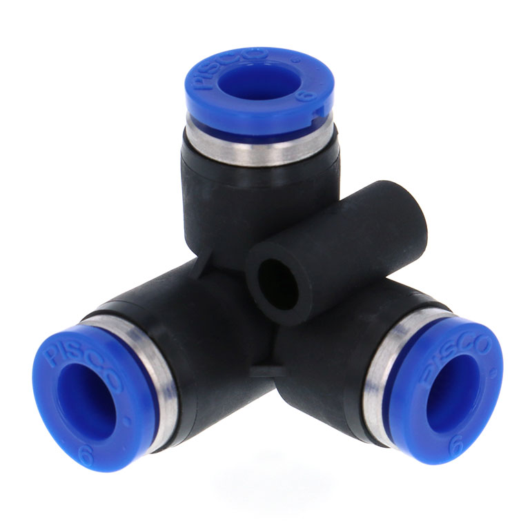 Đầu Nối Nhanh Khí Nén Chạc Ba 90° Pisco SPVU10