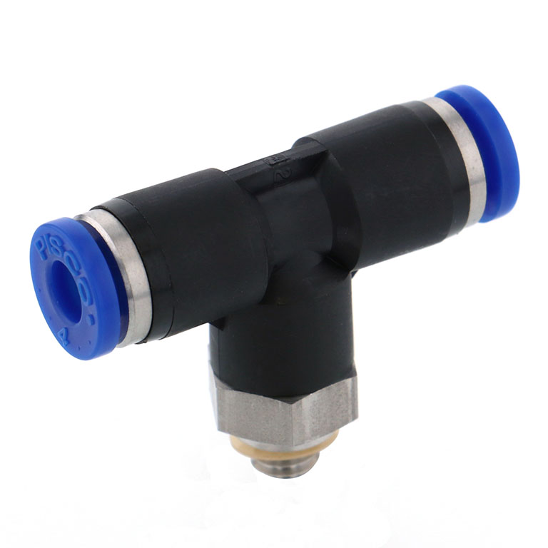 Đầu Nối Nhanh Khí Nén Dạng Chữ T Ren Ngoài Pisco SPB4-M5