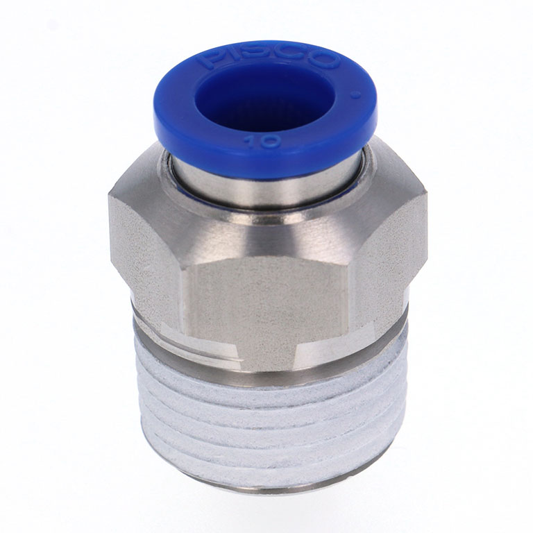 Đầu Nối Nhanh Khí Nén Dạng Thẳng Thân Lục Giác Ren Ngoài Pisco SPC10-04-UC