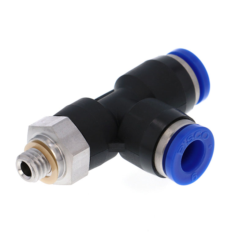 Đầu Nối Nhanh Khí Nén Dạng Chữ T Ren Ngoài Pisco SPD6-M5