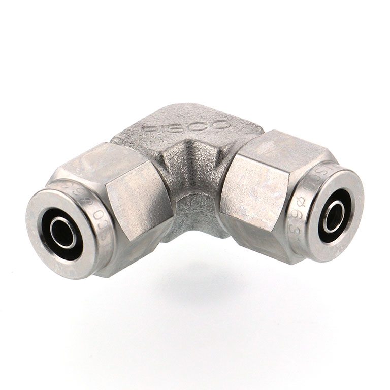 Đầu Ngạnh Nối Ống Có Đai Ốc Xiết Dạng Cong 90° Pisco NSV1290